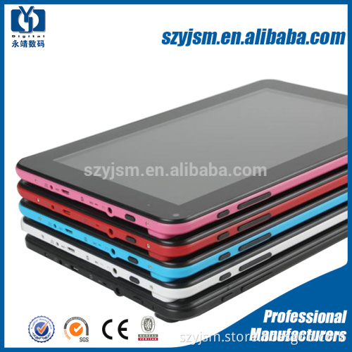 9 inch quad core 1024*600 Android tablet pc one usb port